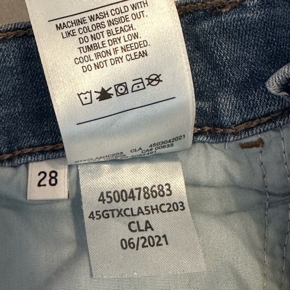 HUDSON Blair High Rise Straight Cropped Denim Jeans, Size 28 - Picture 14 of 16